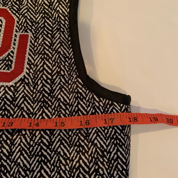 Oklahoma Sooners OU Woman’s Puffer Vest Gameday Couture Full Zip Size Small NWOT - Picture 8 of 9